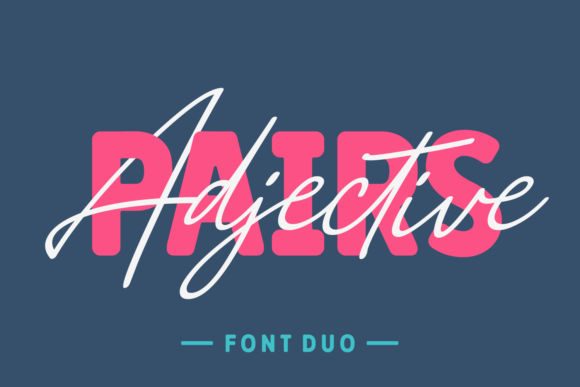 Adjective Pairs: A Versatile Duo Font for Branding
