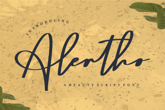 Alertho: A Timeless Handwritten Font for Brand Identity