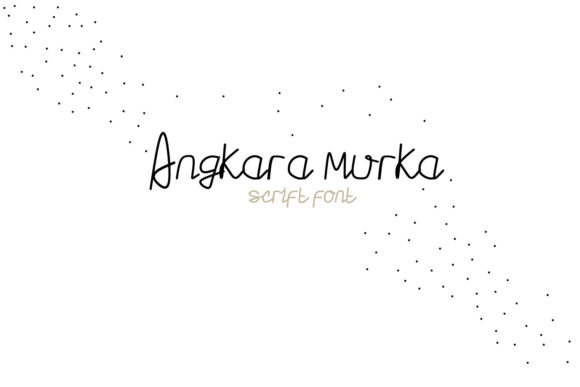 Angkara Murka: A Whimsical Script Font for Editors