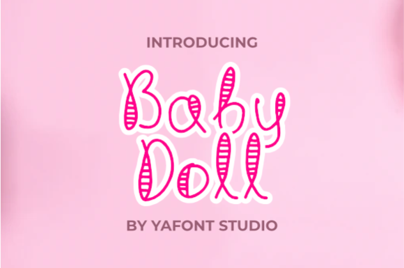 Baby Doll: A Sweet Handwritten Font for Small Business