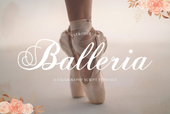 Balleria: A Classy Script Font for Editorial Design