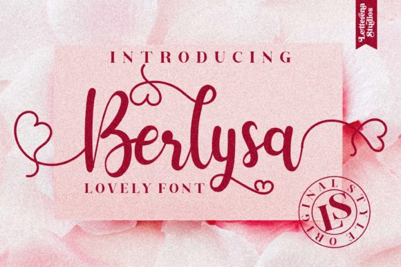 Berlysa: A Romantic Handwritten Font for Brand Identity