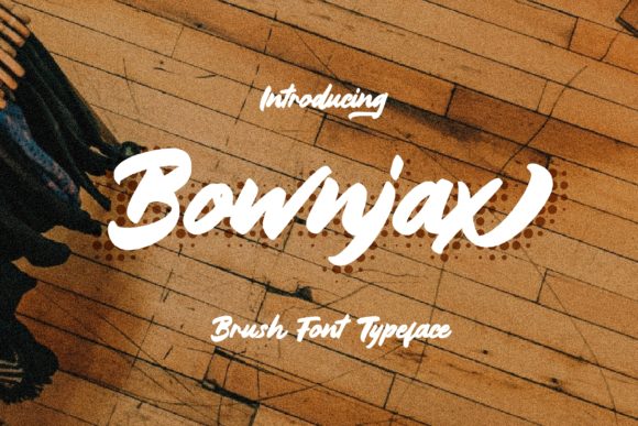 Bownjax: A Modern Brush Script Font for Branding
