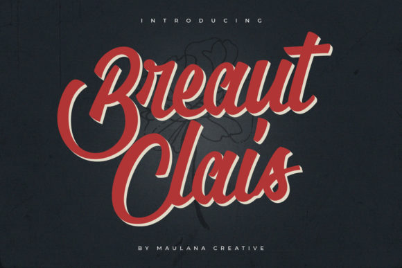 Breaut Clais: A Friendly Handwritten Font for Brands