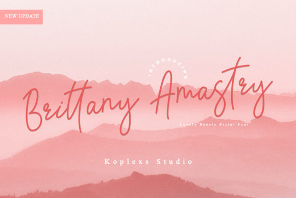 Brittany Amastry: A Handwritten Font for Editorial Design