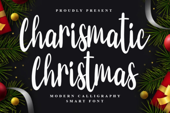 Charismatic Christmas: A Festive Script Font for Crafters