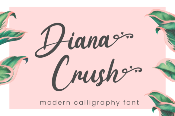 Diana Crush: A Handwritten Font for Business Branding