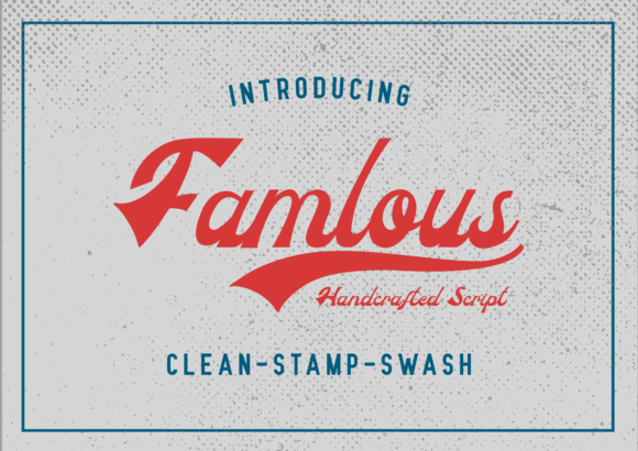 Famlous: A Bold Handwritten Font for Web Design