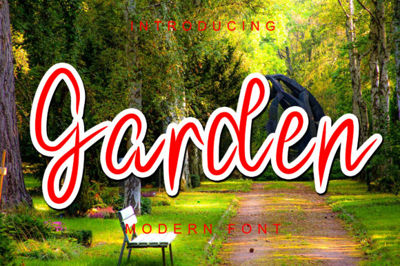 Garden: A Romantic Script Font for Web Design