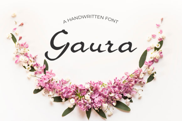 Gaura: A Handwritten Font for Your Brand