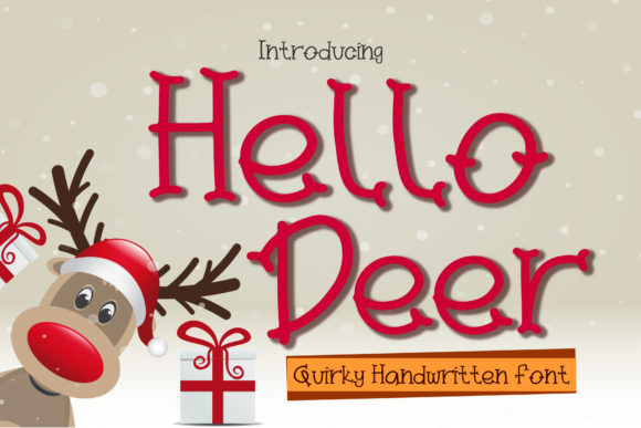 Hello Deer: A Quirky Handwritten Font for Editors