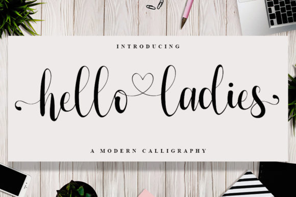 Hello Ladies: A Romantic Script Font for Business