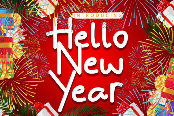 Hello New Year: A Handwritten Font for Makers