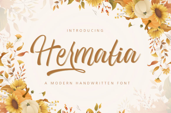 Hermalia: A Dainty Handwritten Font for Makers