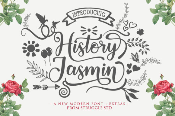 History Jasmin: A Premium Script Font for Campaigns