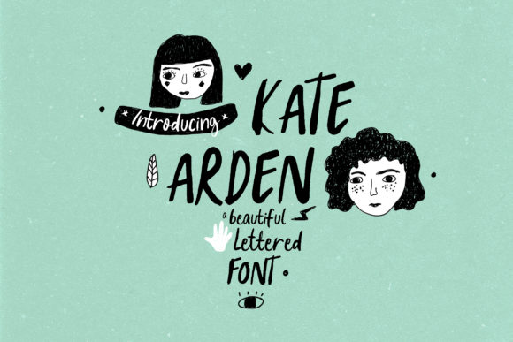 Kate Arden: A Hand-Lettered Font for Editorial Design