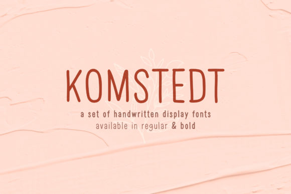 Komstedt: A Classic Script Font for Makers