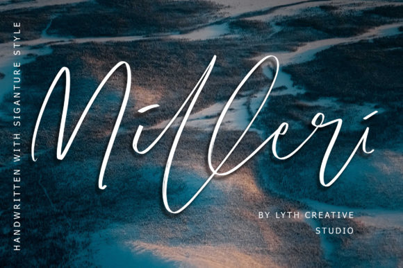 Milleri: A Handwritten Font for Authentic Craft Brands