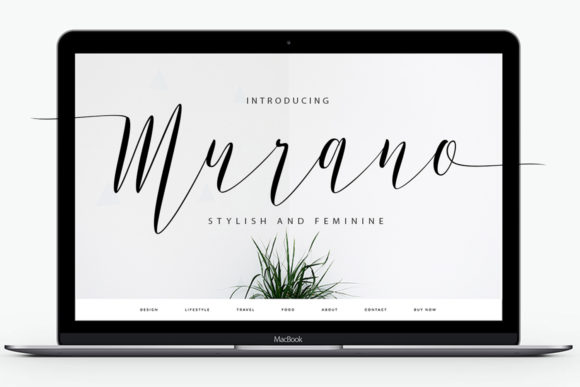 Murano: A Modern Script Font for Your Brand