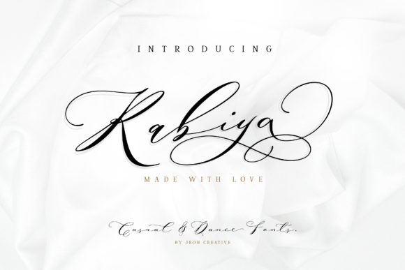 Rabiya: A Handwritten Font for Elegant Editorial Design