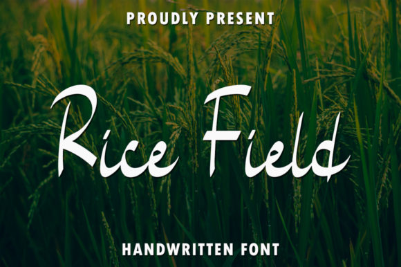 Rice Field: A Premium Handwritten Font for Web Design