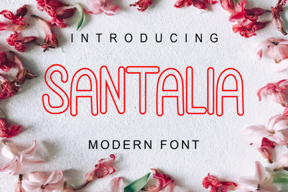 Santalia: A Handwritten Font for Editorial Design