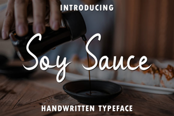 Soy Sauce: A Friendly Handwritten Font for Makers