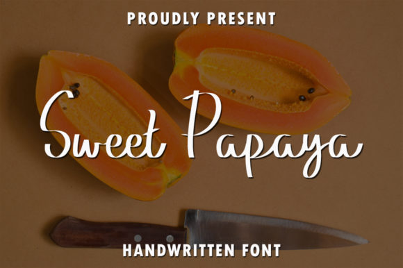 Sweet Papaya: A Sweet Handwritten Font for Campaigns