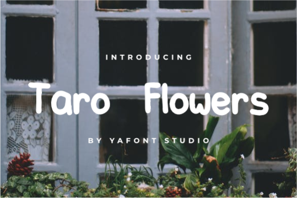 Taro Flowers: A Handwritten Font for Your Brand