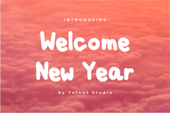 Welcome New Year: A Quirky Handwritten Font for Web Design