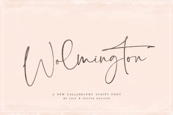 Wolmington: A Handwritten Font for Editorial Design